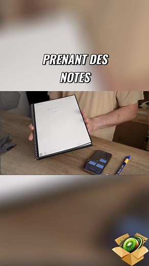 Découvrez un carnet réutilisable effaçable lié à une application mobile. Il permet de numériser vos notes et schémas, idéal pour le travail et plus rapide qu'un clavier. Prêt à révolutionner votre prise de notes ? Avez-vous déjà essayé ce type de carnet ? #carnet #réutilisable #Rocketbook #notes #numérisation #travail | Kiwiexperiences