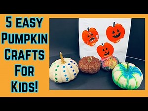 Five Easy Pumpkin Decorating Ideas for Kids