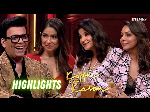 Koffee With Karan 7 HIGHLIGHTS | Gauri's BAGGAGE As SRK's Wife; Maheep On Sanjay's Career, Bhavana..