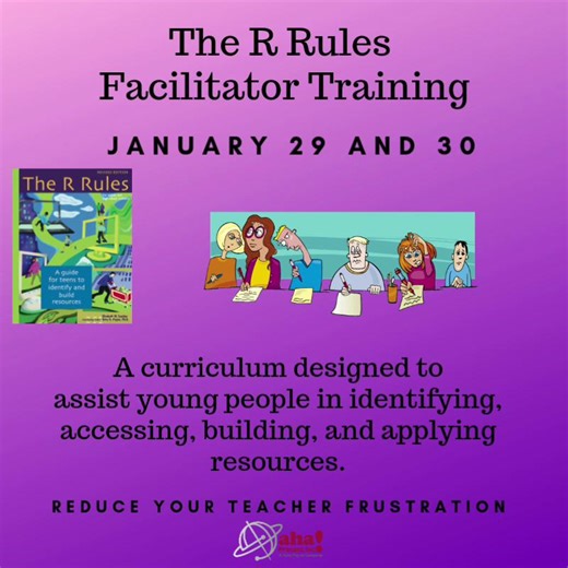 Become an R Rules facilitator to help young people build resources, set goals, and create a future story for success. ⬇️ | Ruby K Payne