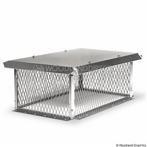 Champion Stainless Steel Multi-Flue Chimney Cap - Flat Lid | Woodland Direct