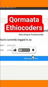 EthioCoders Qormaatni Isaa Kana Fakkaata | #junditech #udacity #ethiocoder