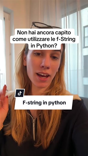 Come utilizzare il print come le f-String in Python #programmazioneinformatica#python#coding