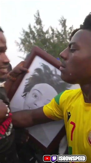 Speed Gets A Drawing | #ishowspeed #shorts #stream #fyp #Twitch |