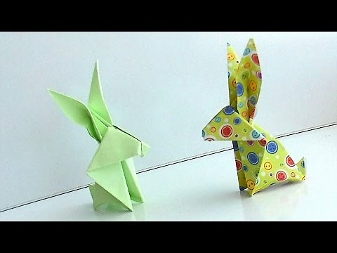 How to make Origami Rabbit (hare Paper). Origami Animals for Beginners.