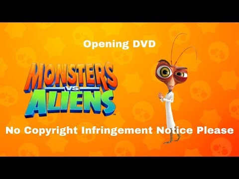 Opening To Monsters vs Aliens 2009 DVD