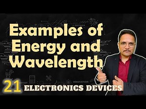 Examples of Energy & Wavelength for Generation & Recombination in Semiconductor