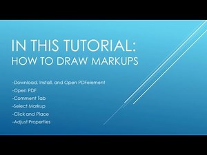 How to Draw Markups on PDF
