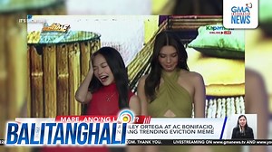 Ex-PBB housmates Ashley Ortega at AC Bonifacio, ni-recreate ang kanilang trending eviction meme sa "