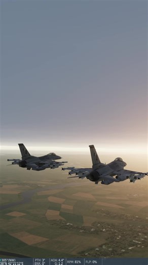 F-16 Maverick Precision Strike on Enemy Convoy