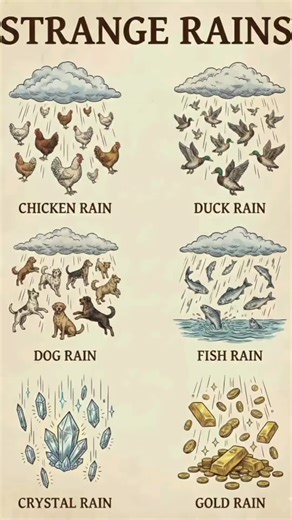 Understanding Strange Rains: Chicken, Duck, Fish, and Gold