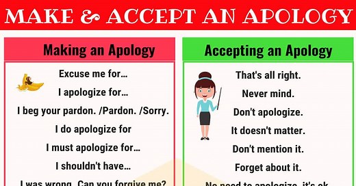 How to Make and Accept an Apology in English • 7ESL