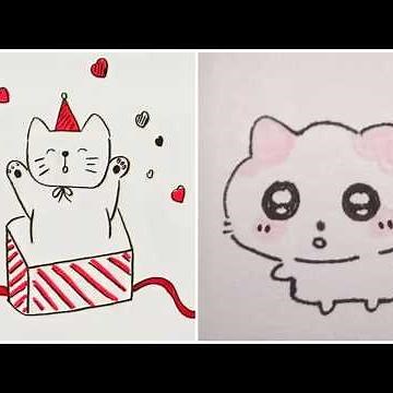 Vẽ hình cute đáng yêu, Vẽ tranh thư giãn mỗi ngày | Draw so cute #269