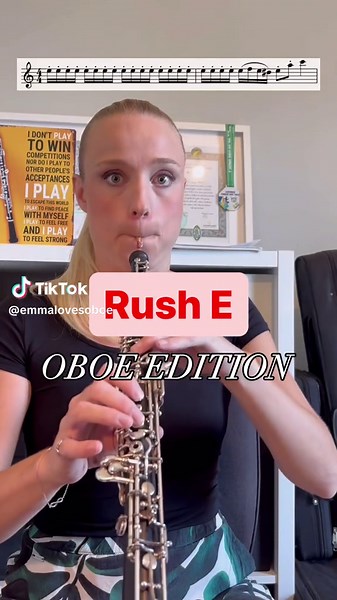 Rush-E Oboe Edition Exercise for Double Tonguing