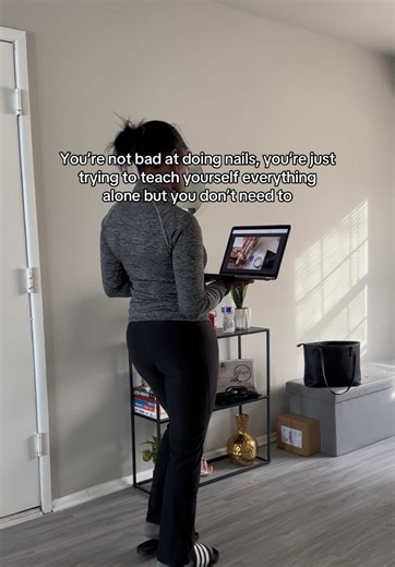 You’re not failing, you’re learning! My online nail class walks you through every part of the nail process, step by step 💕 Remember, your dream doesn’t have to feel so heavy 🫂 #onlinenailcourse #beginnernailtech #nailtechproblems #nailtechadvice #nailtechrelates