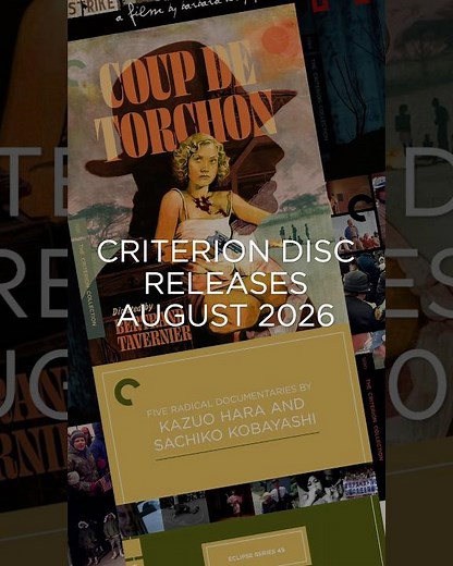 Coming to the Criterion Collection in August!