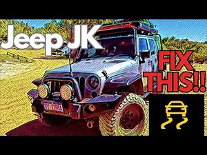 Jeep JK Steering Wheel straighten adjustment, Traction control light Fix
