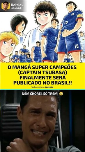 Captain Tsubasa manga arrives in Brazil in July via Panini! ⚽️ #CaptainTsubasa #Manga #Panini