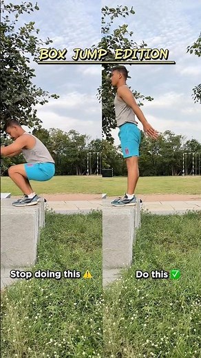How to perform a box jump #explosivepower #boxjumps