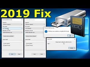 How to Format a USB or Micro SD card that shows UNKNOWN CAPACITY - 2019 Guide