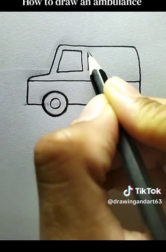 How to Draw an Ambulance Step-by-Step Tutorial