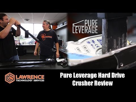 Pure Leverage Hard Drive Crusher Review for Data Destruction