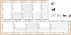 Dog Themed Page Borders Pack