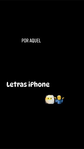 Más que real letras iPhone y plantilla de edición
