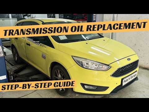 Ford Focus MK3 Manual Transmission Oil / Fluid replacement MTX-75