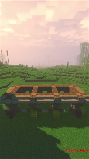 Simple barn design in Minecraft