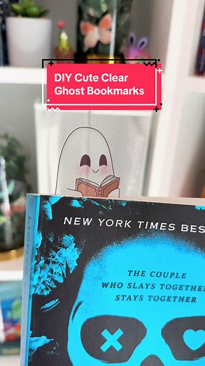 DIY Cute Clear Ghost Bookmarks Tutorial