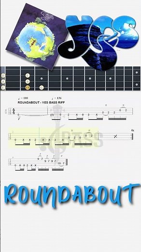 How To Play Roundabout By Yes - Chris Squire By @ChamisBass #shorts #chamisbass #roundabout #bass
