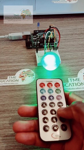 RGB LED control with Arduino using IR Receiver Sensor | Upload Ideas with Itamar