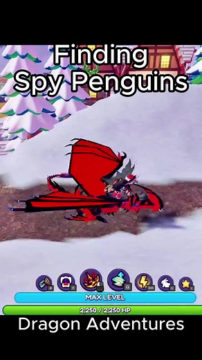Finding Spy Penguin Locations - Dragon Adventures Roblox Winter Wonderland 2023 #DragonAdventures