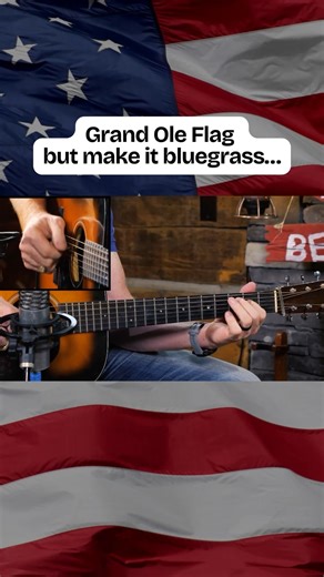 Getting ready for the 4th of July means picking on some patriotic tunes!🇺🇸 Learn this and other patriotic Songs with a bluegrass flare here➡️ https://banjobenclark.com/lessons/filters/collections:patriotic #bluegrass #grandoleflag #america #4thofJuly #patrioticsongs | Banjo Ben