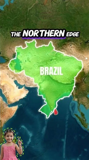 Brazil true size #brazil #braziltruesize #mapanima