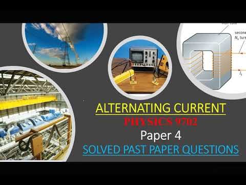 Alternating Current [SOLVED PAST PAPER QUESTIONS]