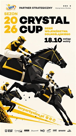 Crystal Cup 2026 - zapowiedź #torpartynice #torwyścigówkonnych #wyścigikonnewrocław