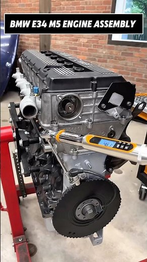 BMW E34 M5 Engine Assembly #bmw #cars #automobile #diy #restoration
