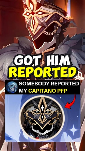 Bro Got Reported For Using Capitano Profile Picture Then Genshin Almost Banned Him Too...