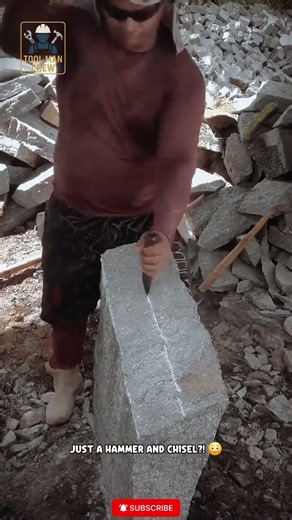 Precise Stone Splitting Tools for Cutting Granite Blocks and Shaping Masonry in Quarry Work