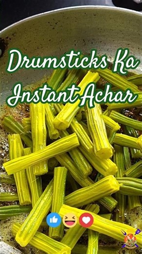 Drumstick Instant Achar Recipe | Spicy Tangy Pickle at Home #shorts #ytshorts