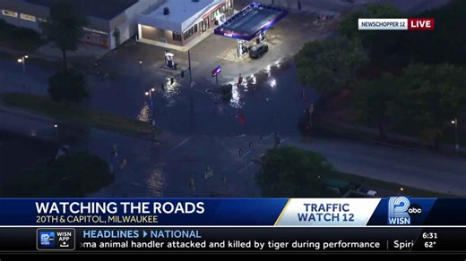 Parts of Milwaukee, Waukesha counties hit with early-morning flooding