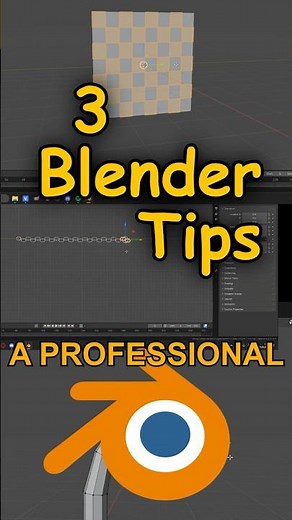 3 Tips Every Blender User Needs Part 11 #tutorial #blender #tipsandtricks #game #lowpoly #3dmodeling