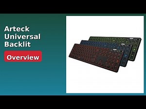 REVIEW (2026): Arteck Universal Backlit Keyboard. Features.