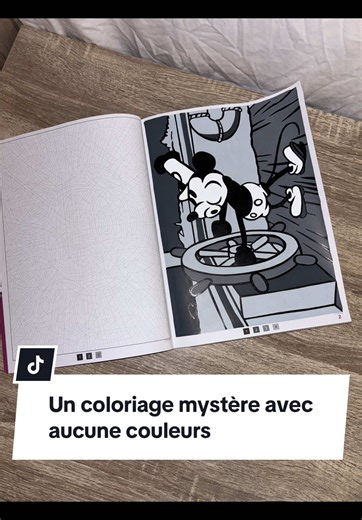 Zéro couleurs pour ce coloriage mystère uniquement du noir, du blanc et ses déclinaisons je trouve que sa fait très ancienne affiche et je me demande si j’en ferai pas un pour encadré et toi tu aimes les coloriages en noir et blanc ? #coloriagesmysteres #coloring #coloriage #mickey #noiretblanc
