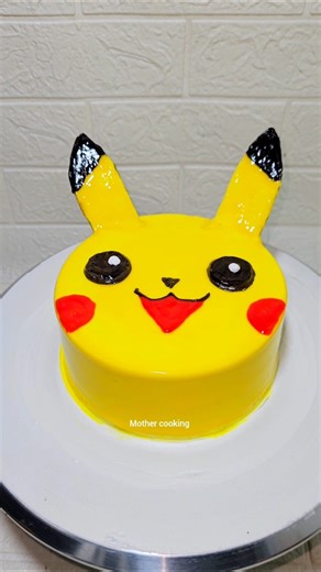 Pikachu cake design 😱😍#cake #beautiful #pikachu #cakedesign #shorts