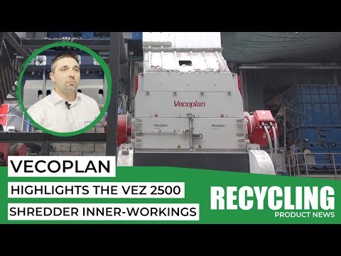 Vecoplan looks at the inner-workings of its VEZ 2500 shredder