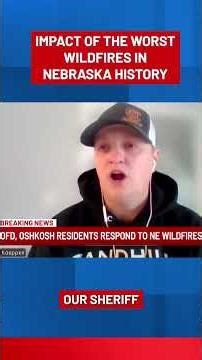 Nebraska Wildfires Burn 700,000+ Acres Across the State