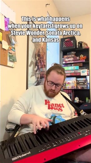 Keytar Raised on Legends #spaceopera #metal #progressivemetal #melodicdeathmetal #powermetal